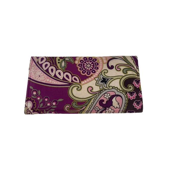 Vera Bradley Verry Berry Paisley CheckBook Cover - Picture 2 of 4